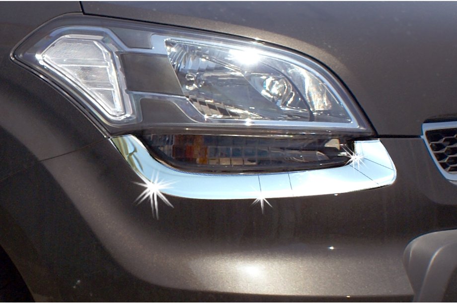 Kia Soul I 2008-2013 Scheinwerferabdeckung (2 Stk., Edelstahl) Image