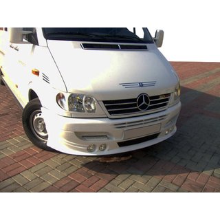 Frontstoßstangenaufsatz 4 Scheinwerfer (CDI, zum Lackieren) Mercedes Sprinter W901/902/903/904/905 1995–2006 Foto 2