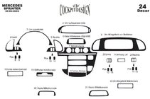 Mercedes Sprinter W901/902/903/904/905 1995–2006 Armaturenbrett Abdeckungen (Meric) für cdi 2000-2006 Aluminium Foto 10