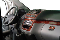 Mercedes Viano 2004-2014 Armaturenbrett Abdeckung Meric (Vorderteil + Einsätze im Innenraum) 2004-2006, Titan Foto 6