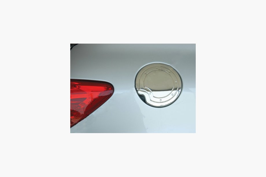 Peugeot 307 2001-2008 Chrom Tankdeckelblende (HB, Edelstahl) Foto 1