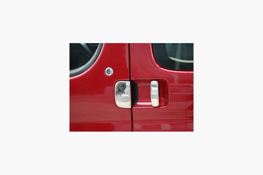 Peugeot Partner 1996-2008 Edelstahl Türgriffabdeckungen 5-Türer Image