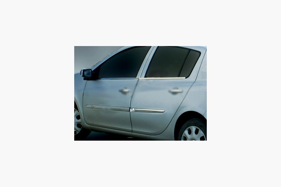 Renault Clio III 2005-2012 Türleisten Edelstahl (4 Stk) Image