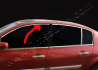 Renault Megane III 2009-2016 Fensterzierleisten oben (HB, 6 Stk, Edelstahl) Foto 2
