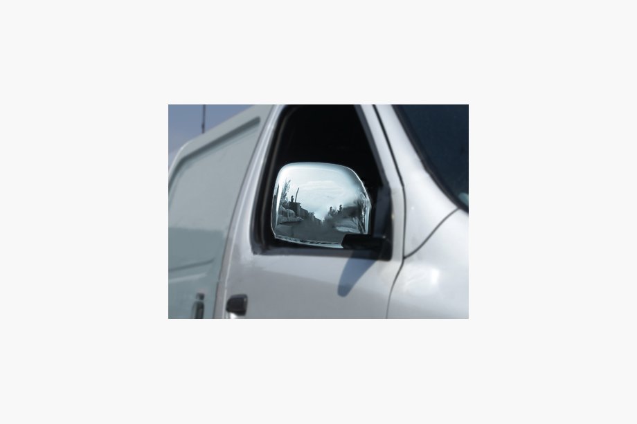 Toyota HiAce Spiegelabdeckungen (2 Stk., Edelstahl) Foto 1