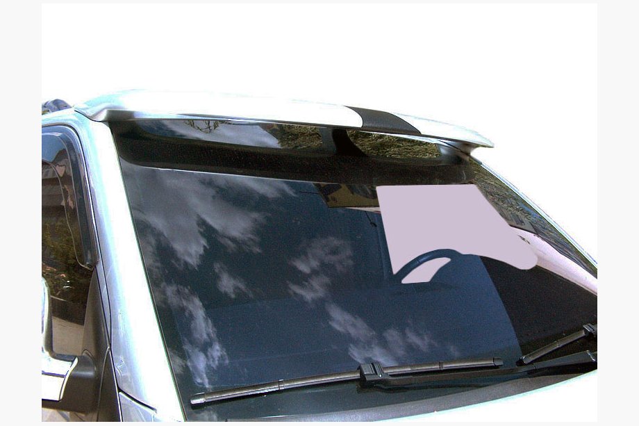 Volkswagen T5 Transporter 2003-2010 Frontscheiben-Sonnenblende (lackierbar) Foto 1