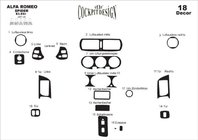 Alfa Romeo Spider/GTV 1995–2005 Armaturenbrett Dekor Schwarz Foto 3