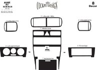 Audi A3 1996-2003 Armaturenbrett Abdeckungen (1996-2000) Aluminium Foto 4