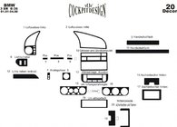 BMW 3 Series E36 1990-2000 Armaturenbrett Abdeckungen Aluminium Foto 4