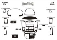 Hyundai H300, H1, Starex 2008-2020 Armaturenbrett Abdeckungen (Big Set) Holz Foto 2