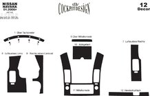 Nissan Navara 2006-2015 Innenraum Tuning Set (12 Teile) Aluminium Foto 4