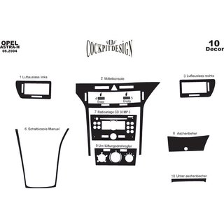 Armaturenbrett Abdeckungen Opel Astra H 2004-2013 Foto 4
