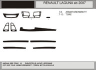 Renault Laguna 2007-2015 Armaturenbrett Abdeckungen (Hartman, Polen) Aluminium Foto 1