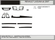 Renault Laguna 2007-2015 Armaturenbrett Abdeckungen (Hartman, Polen) Foto 1