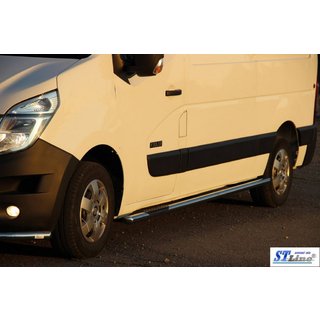 Seitliche Rohre BB002 (2 Stk., Edelstahl) Opel Movano 2010-2021 Foto 3