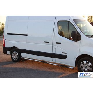Seitliche Rohre BB002 (2 Stk., Edelstahl) Opel Movano 2010-2021 Foto 4