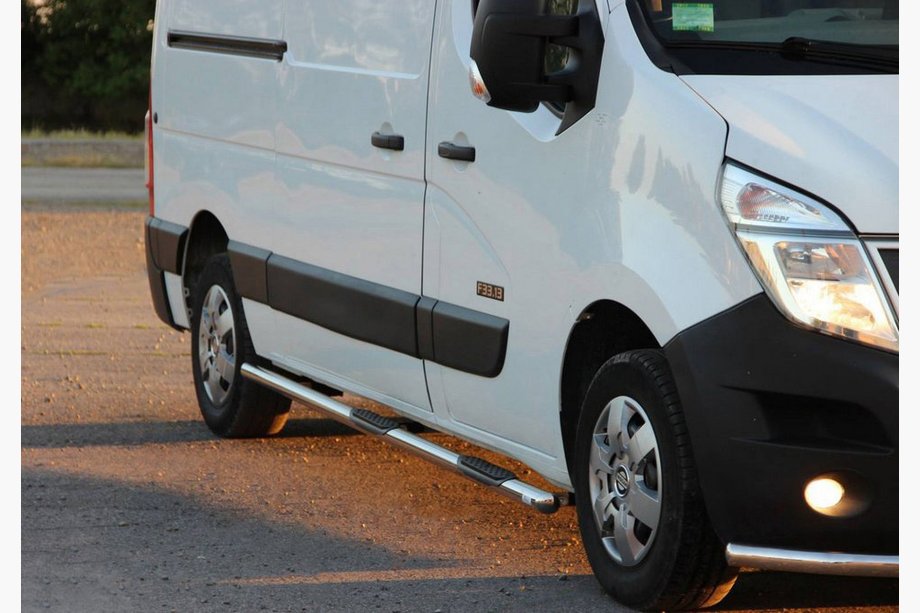 Renault Master 2011-2023 Seitliche Rohre BB002 (2 Stk., Edelstahl) Image