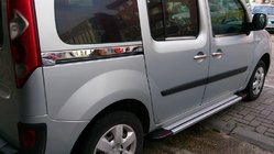 Renault Kangoo 2008–2020 Zierleisten für Schiebetür (2 Stk., Edelstahl) Foto 2