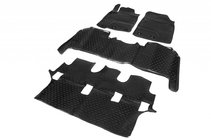 Toyota Land Cruiser 200 2007-2021 Gummimatten für den Innenraum (Novline, 2012-2015) Foto 1
