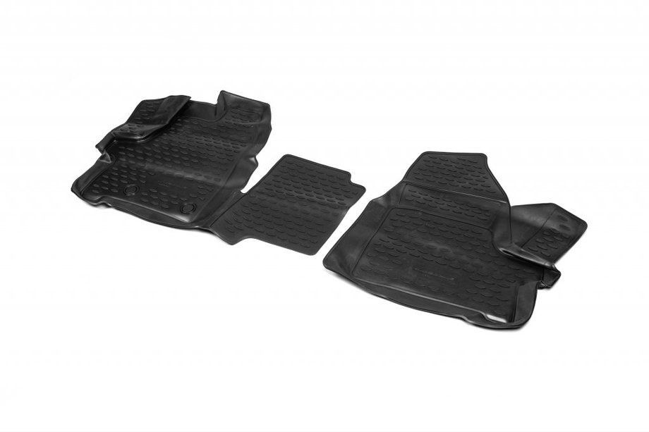 Ford Custom 2013-2022 3D Gummimatten für Innenraum (2 Stk, Novline) 1 + 2 Sitze (Variante 1) Foto 1
