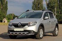 Renault Sandero 2013-2022 Frontbügel ST015 (Edelstahl) Foto 1