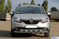 Renault Sandero 2013-2022 Frontbügel ST015 (Edelstahl) Foto 2