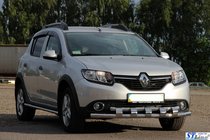 Renault Sandero 2013-2022 Frontbügel ST015 (Edelstahl) Foto 4