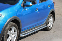 Renault Sandero 2013-2022 Trittbretter KB001 Edelstahl Foto 1