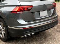 Volkswagen Tiguan 2016-2023 Edelstahl Heckstoßstangen-Endschutz 2016-2020 (3 Stk) Foto 1