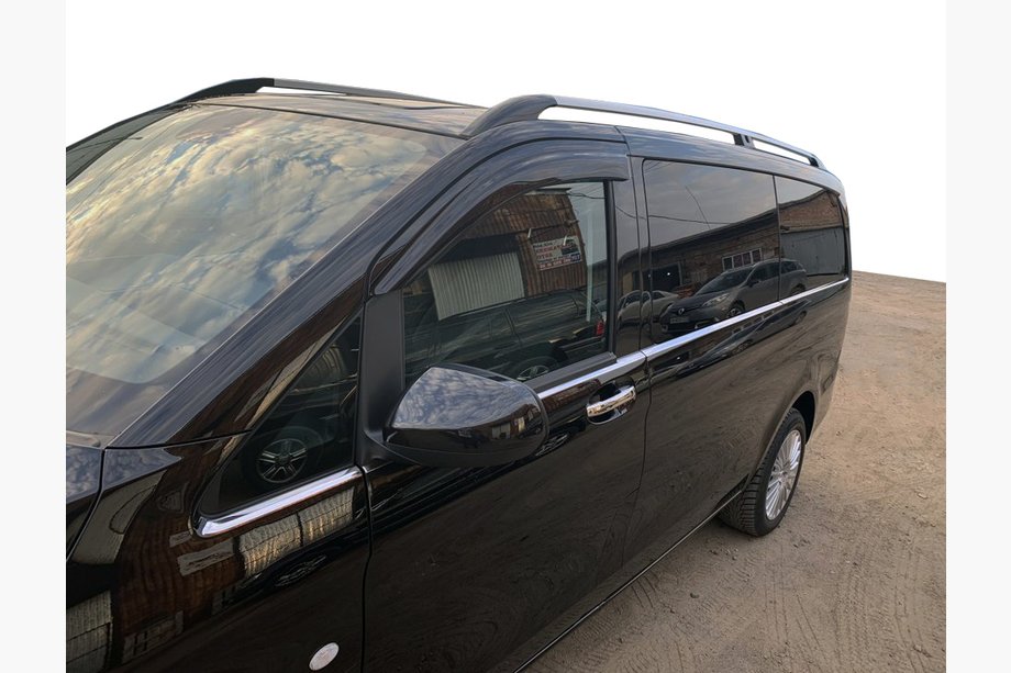 Mercedes Vito/V-class W447 2014- Edelstahl Fensterleisten unten über die gesamte Länge (8 Stk.) Carmos, L3, 1 Seitentür Image