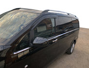 Mercedes Vito/V-class W447 2014- Edelstahl Fensterleisten unten über die gesamte Länge (8 Stk.) Carmos, L3, 1 Seitentür Foto 1