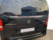 Mercedes Vito/V-class W447 2014- Chromleiste Heckscheibe (kleines Glas) Edelstahl Carmos - Türkischer Edelstahl Foto 1