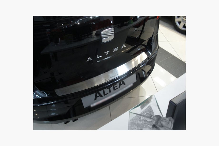 Seat Altea 2004-2015 Heckstoßstangenabdeckung Nataniko (Standard, Edelstahl) Image