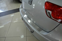 Seat Altea 2004-2015 Heckstoßstangenschutz Natanika (XL, Edelstahl) Foto 1