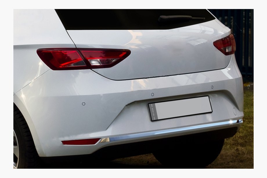 Seat Leon 2013-2020 Heckstoßstangenleiste Edelstahl Image