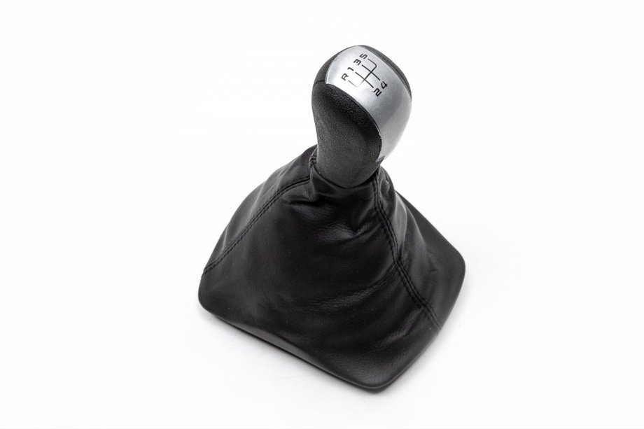 Skoda Octavia II A5 2010-2013 Schaltknauf mit Manschette (graue Einlage, 5-Gang) Image