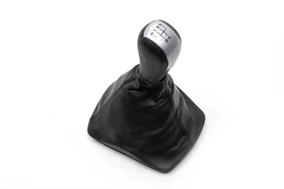 Skoda Octavia II A5 2006-2010 Schaltknauf mit Manschette (graue Einlage, 5-Gang) Image