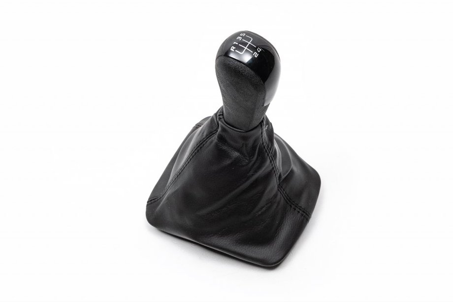 Skoda Octavia II A5 2010-2013 Schaltknauf mit Manschette (schwarze Einlage, 5-Gang) Image