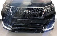 Toyota Land Cruiser Prado 150 2009-2023 Stoßstangenabdeckungen vorne und hinten Modelista V3-LED (2017-) Foto 4