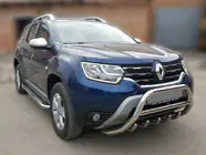 Renault Duster 2018-2024 Frontbügel ohne Schriftzug WT003 (Edelstahl) Foto 1