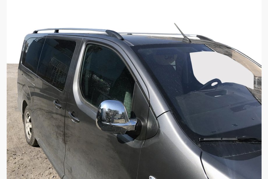 Toyota Proace 2016- Dachreling Chrom Lange Basis, Metallfuß Foto 3