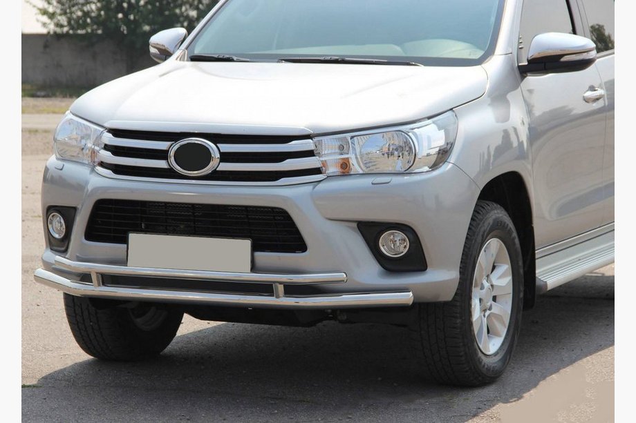Toyota Hilux 2015- Frontschutzbügel ST018 (Edelstahl) Image