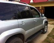Toyota Land Cruiser Prado 120 2002-2009 Fensterzierleisten Edelstahl Aussen (6 Stk) Carmos - Türkischer Edelstahl Foto 2