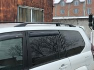 Toyota Land Cruiser Prado 120 2002-2009 Dachreling Schwarz Türkisch Kunststoff-Fuesse Foto 5