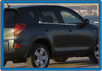 Toyota Rav 4 2006-2013 Fensterzierleisten außen Edelstahl (4 Stk) Carmos - Türkischer Edelstahl Foto 5