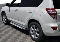 Toyota Rav 4 2006-2013 Trittbretter Allmond Grey (2 Stk., Alu) Foto 1