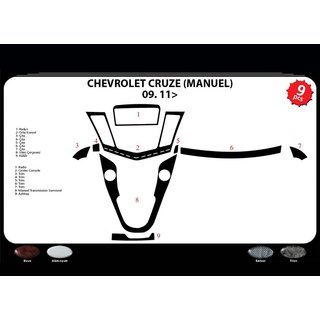 Armaturenbrett Abdeckung (Schaltgetriebe) Chevrolet Cruze 2009–2015 Foto 4