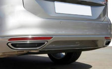 Volkswagen Passat B8 2015-2023 Auspuffblenden Imitation SD/SW (2015-2018, 2 Stk, Edelstahl) Carmos - Türkischer Edelstahl Foto 4