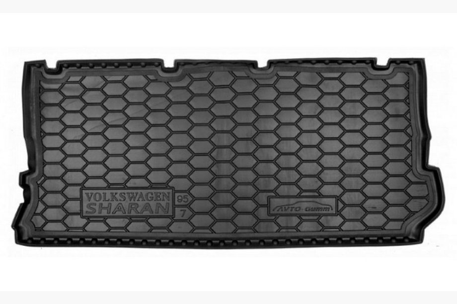 Volkswagen Sharan 1995-2010 Kofferraumwanne 7-Sitzer (Autogumm, Kunststoff) Image