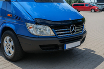 Mercedes Sprinter W901/902/903/904/905 1995–2006 Chrom Zierleisten für Kühlergrillrahmen (2002-2006, 5-teilig, Edelstahl) Foto 1